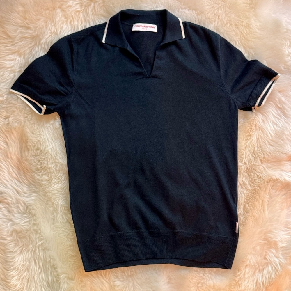 Orlebar Brown Velor Polo T-Shirt